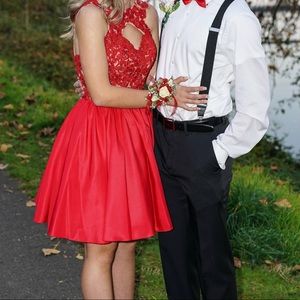 Sherri Hill 50581 dress in Red. Worn once